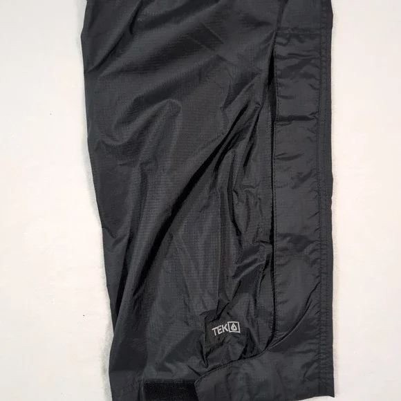 LL Bean TEK 2.5 Rain Pants Womens 2X Reg Black Ripstop Waterproof Hiking 268242 - Picture 4 of 11